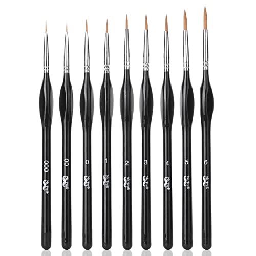 Mr. Pen Miniature Paint Brushes - Precision and Versatility