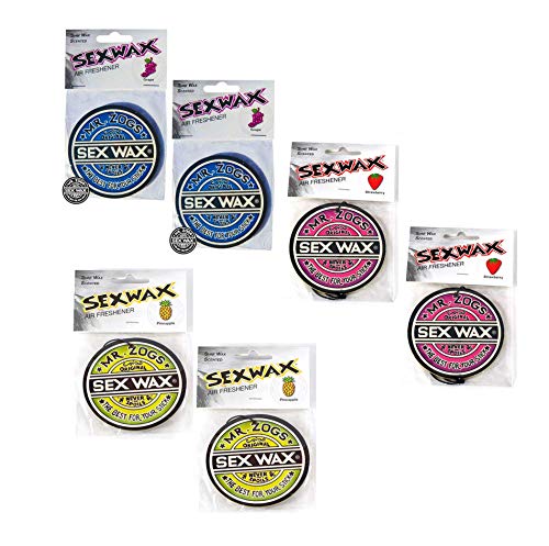 Mr. Zoggs AIR FRESHENER 6-Pack - Refreshing Scents for Every Space
