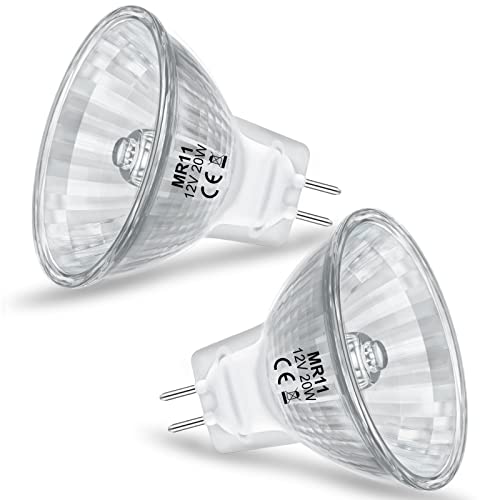 MR11 Halogen Light Bulbs, Warm White, Dimmable, 2Pcs