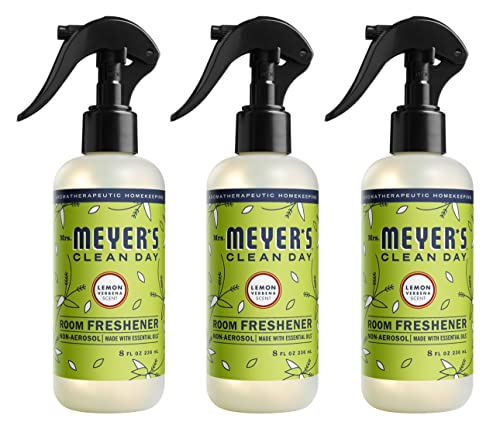 MRS. MEYER'S CLEAN DAY Air Freshener Spray, Lemon Verbena, 8 fl. oz - Pack of 3