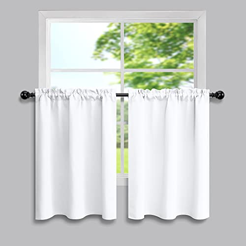 Mrs.Naturall White Blackout Curtains - Privacy and Style for Your Space
