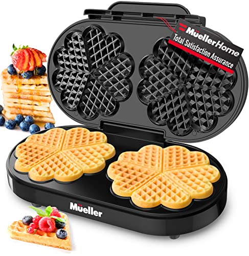 Mueller Double Heart Waffle Maker