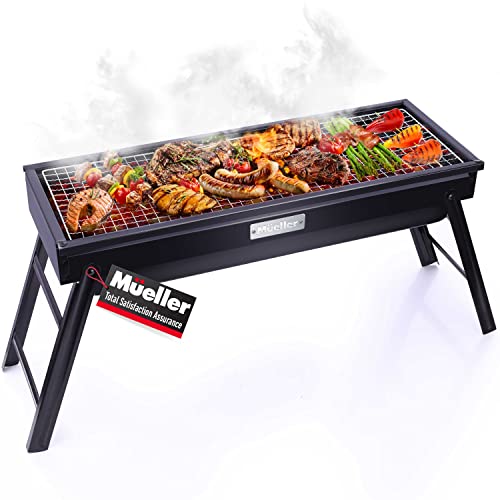 Mueller Portable Charcoal Grill: Compact Travel BBQ
