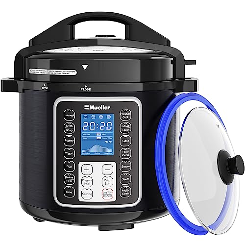 GoWISE USA Ovate 8.5-Qt 12-in-1 Electric Pressure Cooker Oval