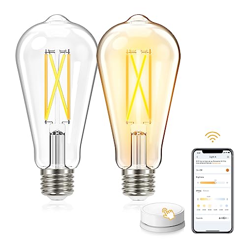 mujoy Smart LED Edison Bulbs