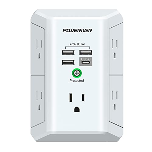 Multi Outlet USB Wall Charger
