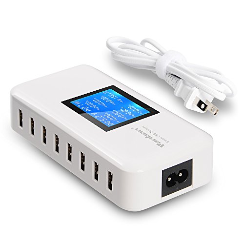 Multi Port Travel Fast Wall Charger Hub with LCD