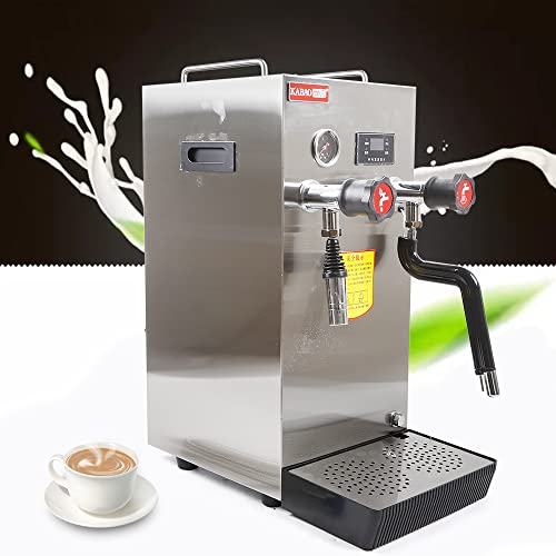Multi-Purpose Milk Frother: 2500W 8L /2.1 Gal Stainless Steel Steam Frothing Machine