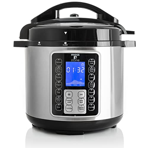 GoWISE USA Ovate 8.5-Qt 12-in-1 Electric Pressure Cooker Oval