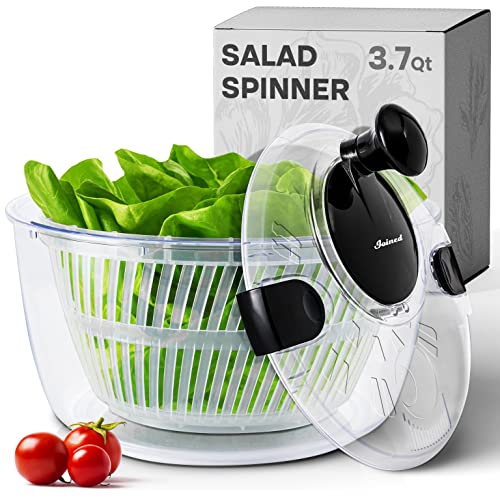 Multi-Use Salad Spinner and Vegetable Dryer - Quick and Easy 3.7 Qt