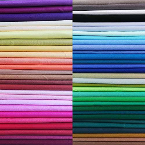 Multicolor Cotton Fabric Bundle Squares for Quilting Sewing