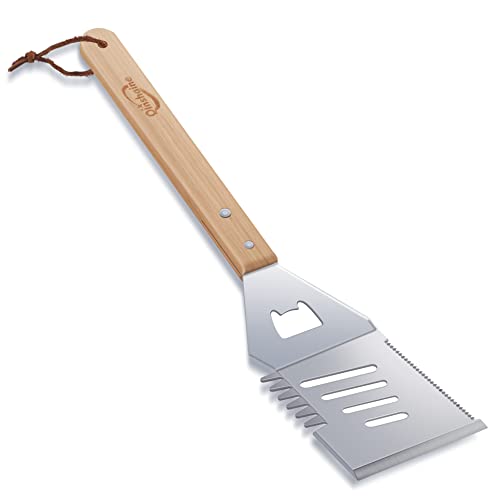 Multifunction BBQ Spatula with Wooden Handle