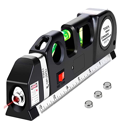 Piamif 8-foot Laser Level Kit with Metric Rulers