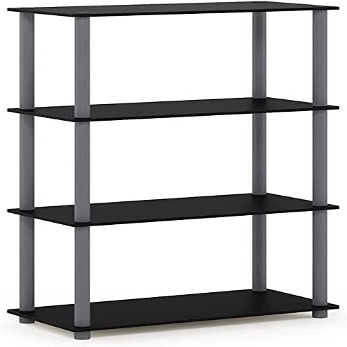 Multipurpose Shelf Display Rack - Black/Grey