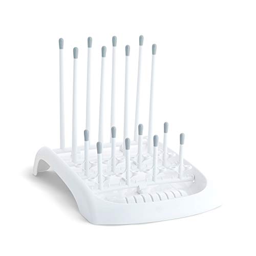 The First Years Spin Stack Drying Rack – Kitchen Countertop Dish Rack for  Baby Bottles and Other Baby Essentials – White