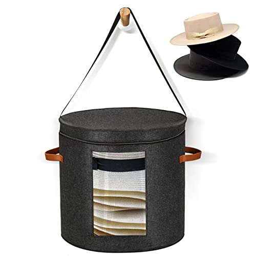 Foldable Hat Storage Boxes for Women - Travel-Friendly and Dustproof