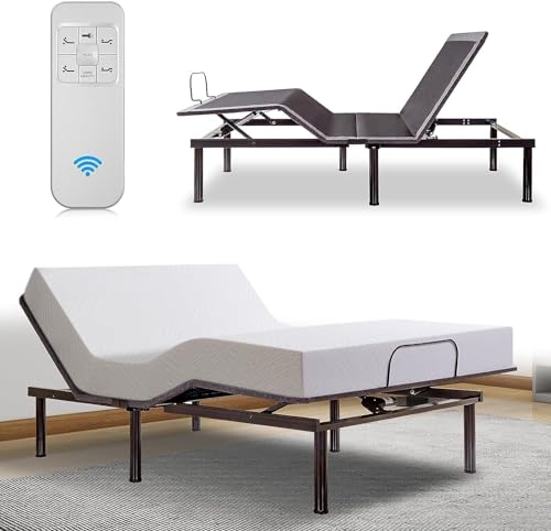 MUUEGM Full Electric Adjustable Bed Frame