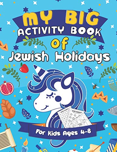 A Fun Jewish Holiday Activity Book for Kids Ages 4-8