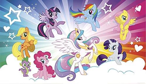 My Little Pony Wall Mural - Cloud Spray and Stick Removable