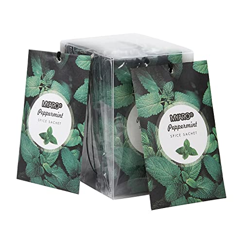 Peppermint Potpourri Sachets for Drawer, Closet, and Home Fragrance