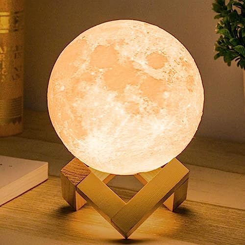 Mydethun Moon Lamp - Realistic Home Decor with Adjustable Brightness