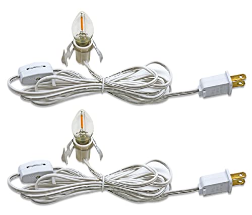 MYEMITTING 2-Pack Accessory Cord with LED Night Light Bulb