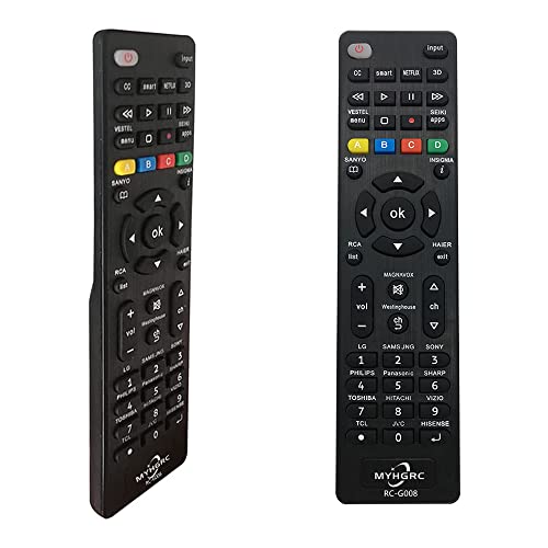 MYHGRC Universal Remote for Smart TVs, Simple Setup