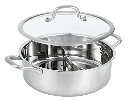 Get Aroma Stainless Steel Dual-Sided Electric Hot Pot 5Qt ASP-610 Delivered