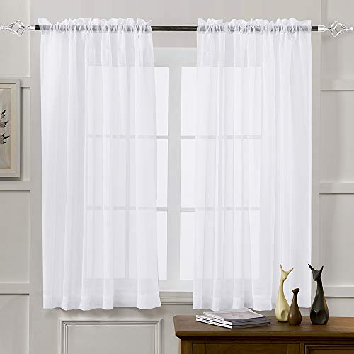 MYSTIC-HOME Sheer Curtains - Stylish and Functional