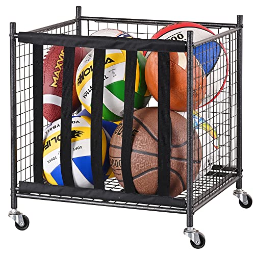 Mythinglogic Sports Ball Storage Cart