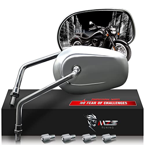 MZS Chrome Motorcycle Mirrors