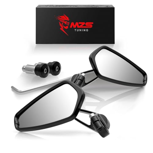 MZS Motorcycle Bar End Mirrors