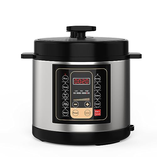 Nafewin 9-in-1 Electric Pressure Cooker: Stainless Steel Multi-Cooker