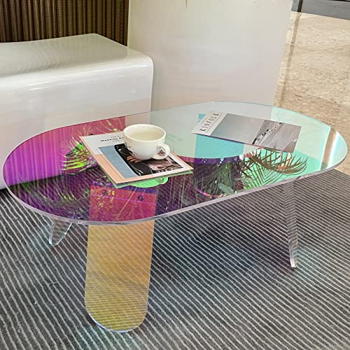 Nalwort Acrylic Coffee Table