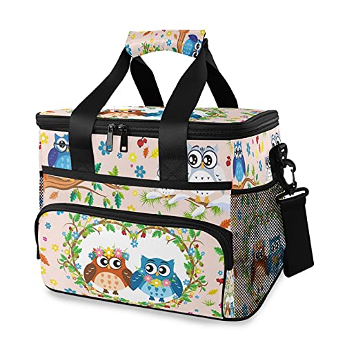 Nander Cartoon Lovely Owl Lunch Bag Insulated Lunch Box
