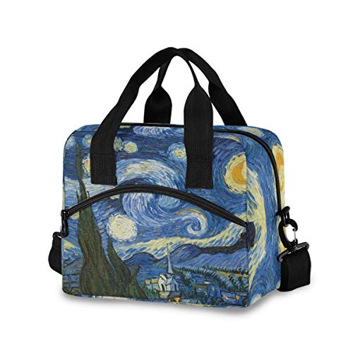 Nander Insulated Lunch Bag - Van Gogh The Starry Night Art Thermal Tote