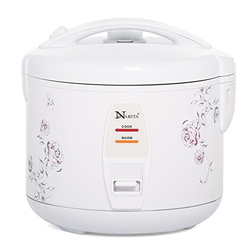 Narita Rice Cooker (6-Cup Uncooked)(2-12 Cup Cooked) With Steamer
