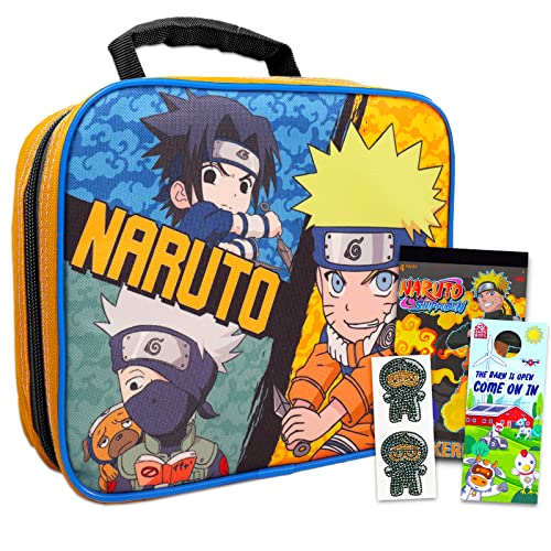 Naruto Lunch Bag Set for Boys 8-12