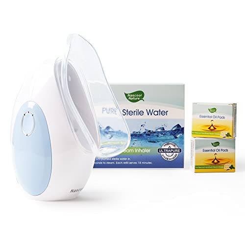 Nascool Sinus Congestion Relief Facial Steamer with Masks