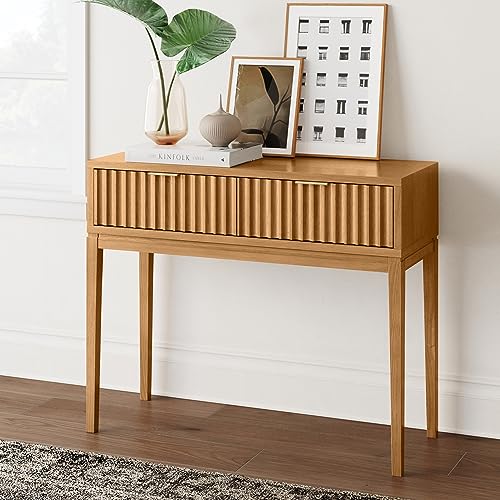Nathan James Jasper Wood Accent Storage Console Sofa Table