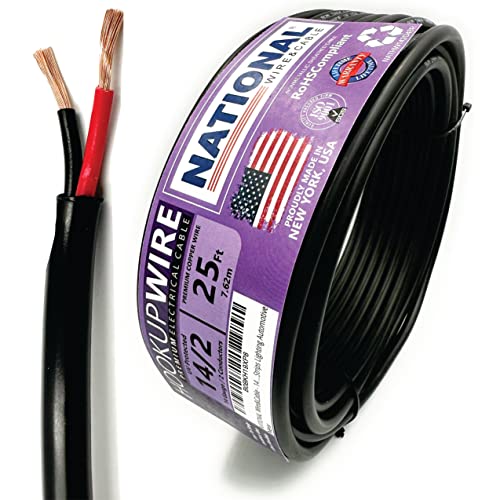 NATIONAL Wire&Cable - 14 Gauge 2 Conductors Premium Electrical Wire