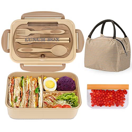 Keweis Bento Box Adult Lunch Box Set, Portable Insulated Lunch Containers  with Thermal Bag, Stackabl…See more Keweis Bento Box Adult Lunch Box Set