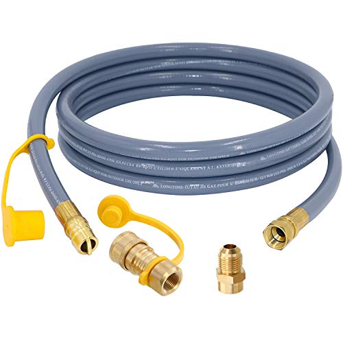 Natural Gas Hose with Quick Connect Fitting