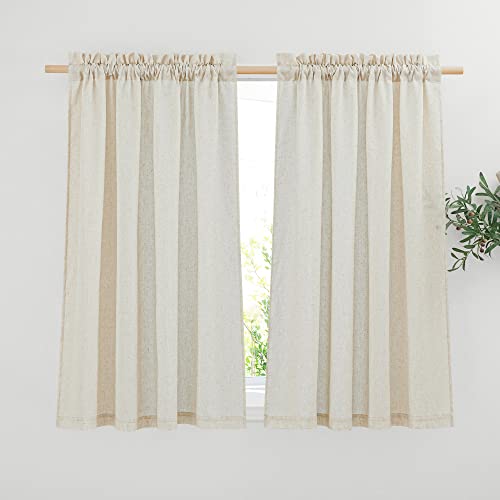 Natural Linen Curtains for Bedroom