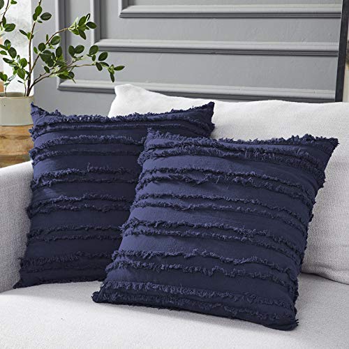 Navy Blue Throw Pillow Covers
