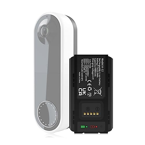 NBZZ Rechargeable Arlo Doorbell Battery