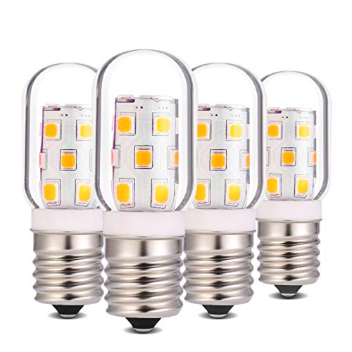 Neanete LED Appliance Light Bulb for Refrigerator Range Hood - Pack of 4