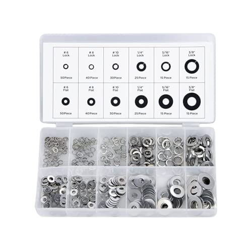 NEIKO 50400A Stainless Steel Washer Assortment