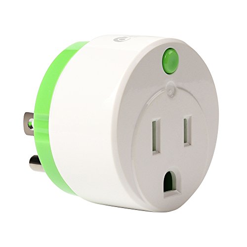 NEO Z-Wave Plus Smart Mini Plug: Timing and Energy Monitoring, Green