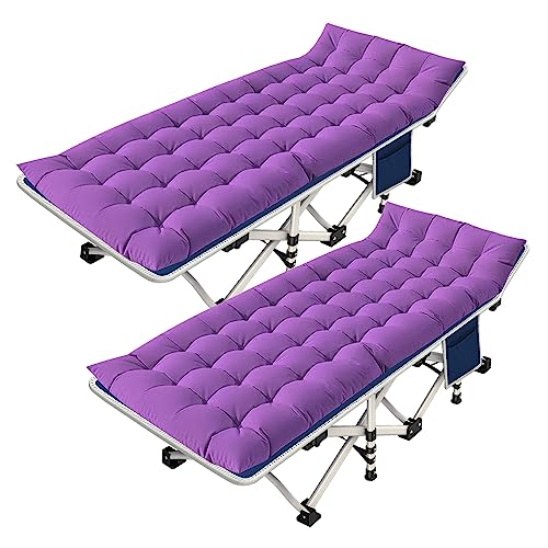 NESDCC 2 Pack Camping Cot with Mattress